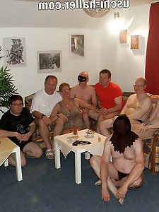 Homemade amateur gangbang with horny bbw milf Angelika - 1