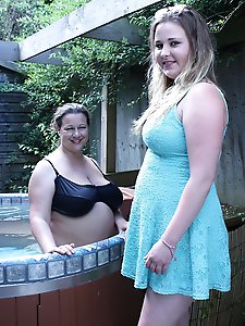 Chubby babe doing a naughty british lesbian bbw