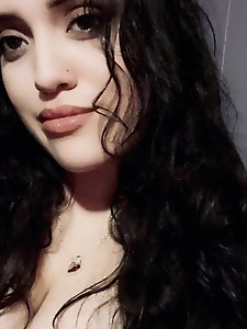 Spicy older businesswomen are posing seminaked at home