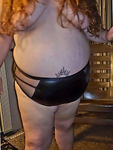 Homemade MILF PAWG Stockings - Chubby housewife
