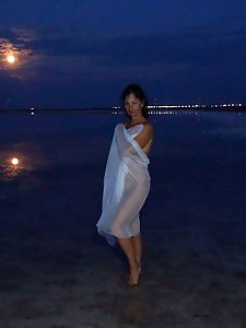 Shameless older prostitute is having fun