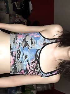 Fantastic mature businesswoman is fingering her leaking twat