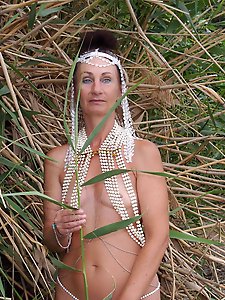 By the shore, in the marshy vegetation
