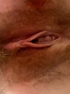 A French lady is coated in semen