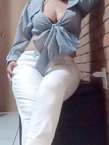 A collection featuring rubber outfits, penises, and abundant semen in a CFNM scenario