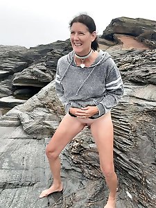 Naughty mademoiselle having massive boobs